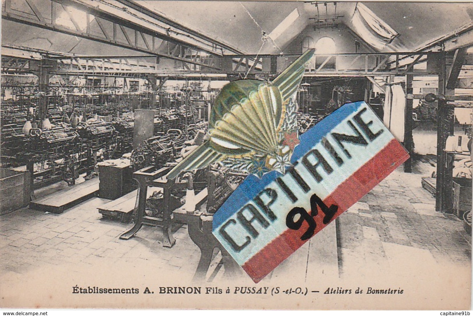 CPA PUSSAY ESSONNE ETABLISSEMENTS A. BRINON FILS  A PUSSAY. ATELIERS DE BONNETERIE  X X - Autres & Non Classés