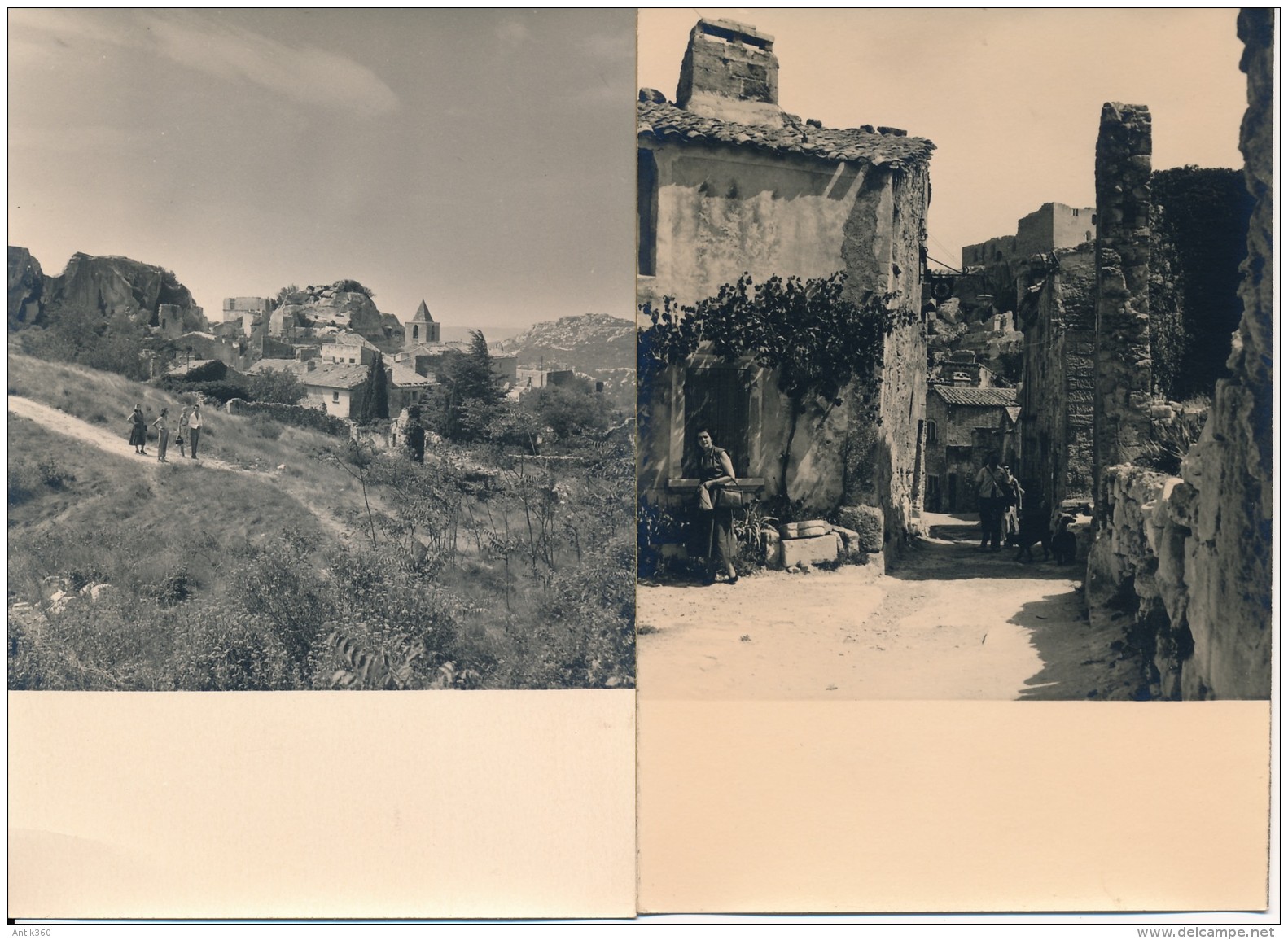 Lot De 5 Photos Amateur 13 - LES BAUX DE PROVENCE  Août 1953 - No CPA - Les-Baux-de-Provence