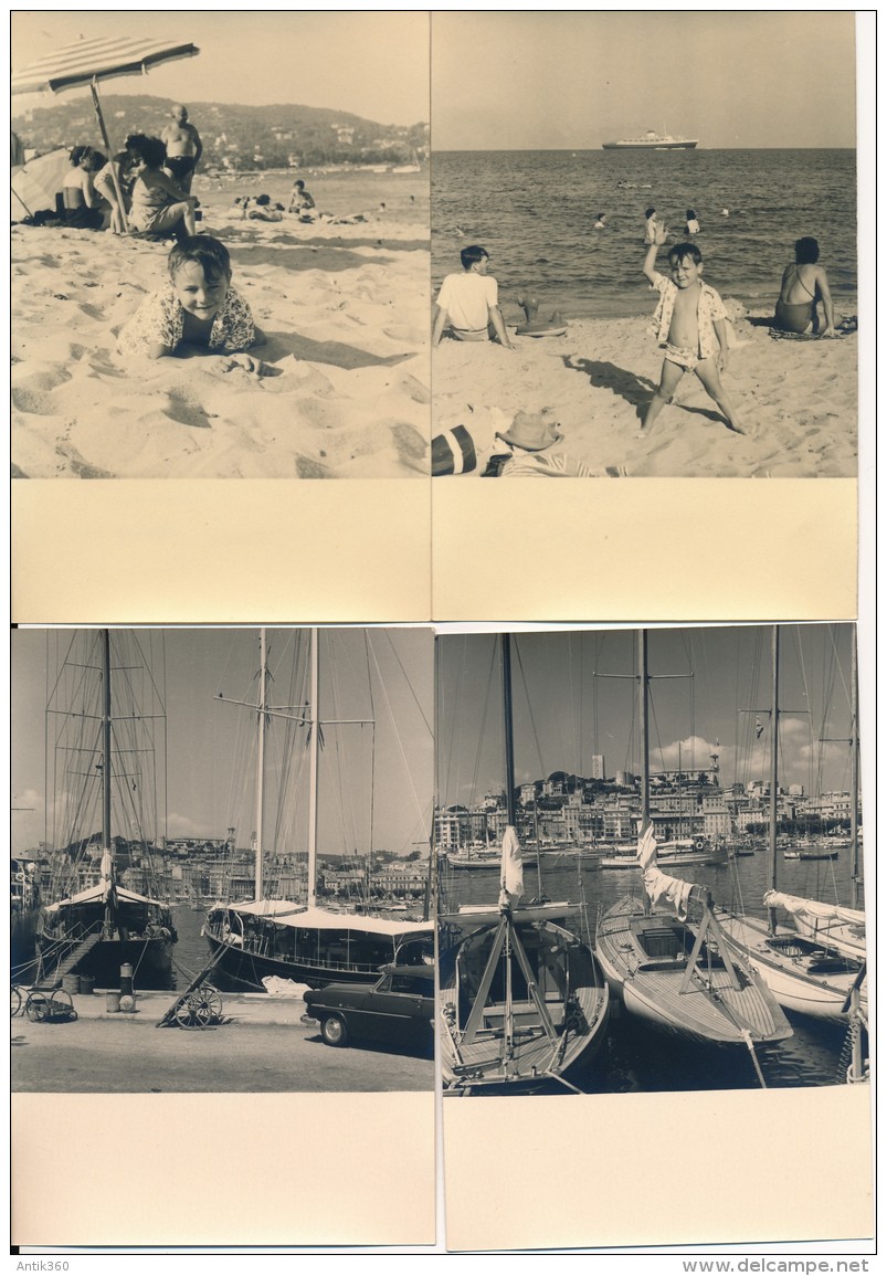 Lot De 27 Photos Amateur 06 - CANNES Et Environs Septembre 1948 Août 1950 1953-Juin 1962 No CPA - Cannes