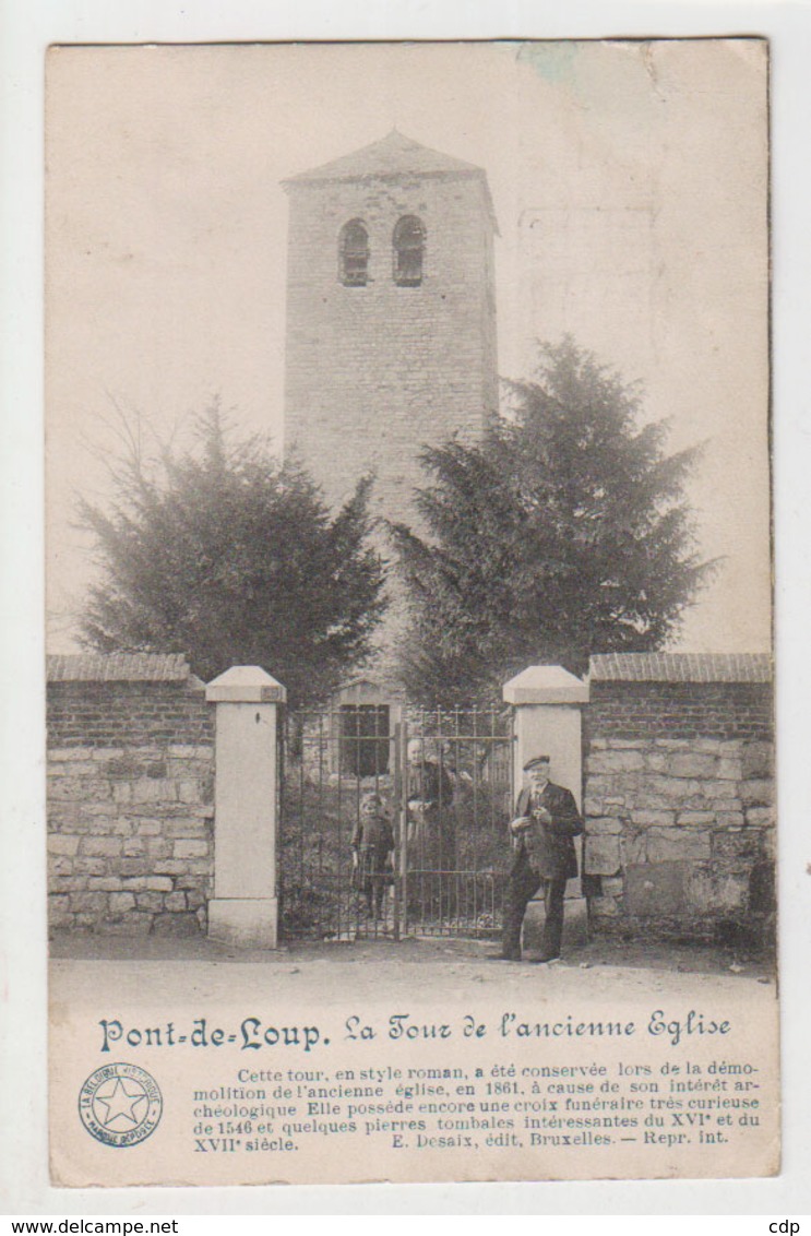 Cpa Pont De Loup  1913 - Aiseau-Presles