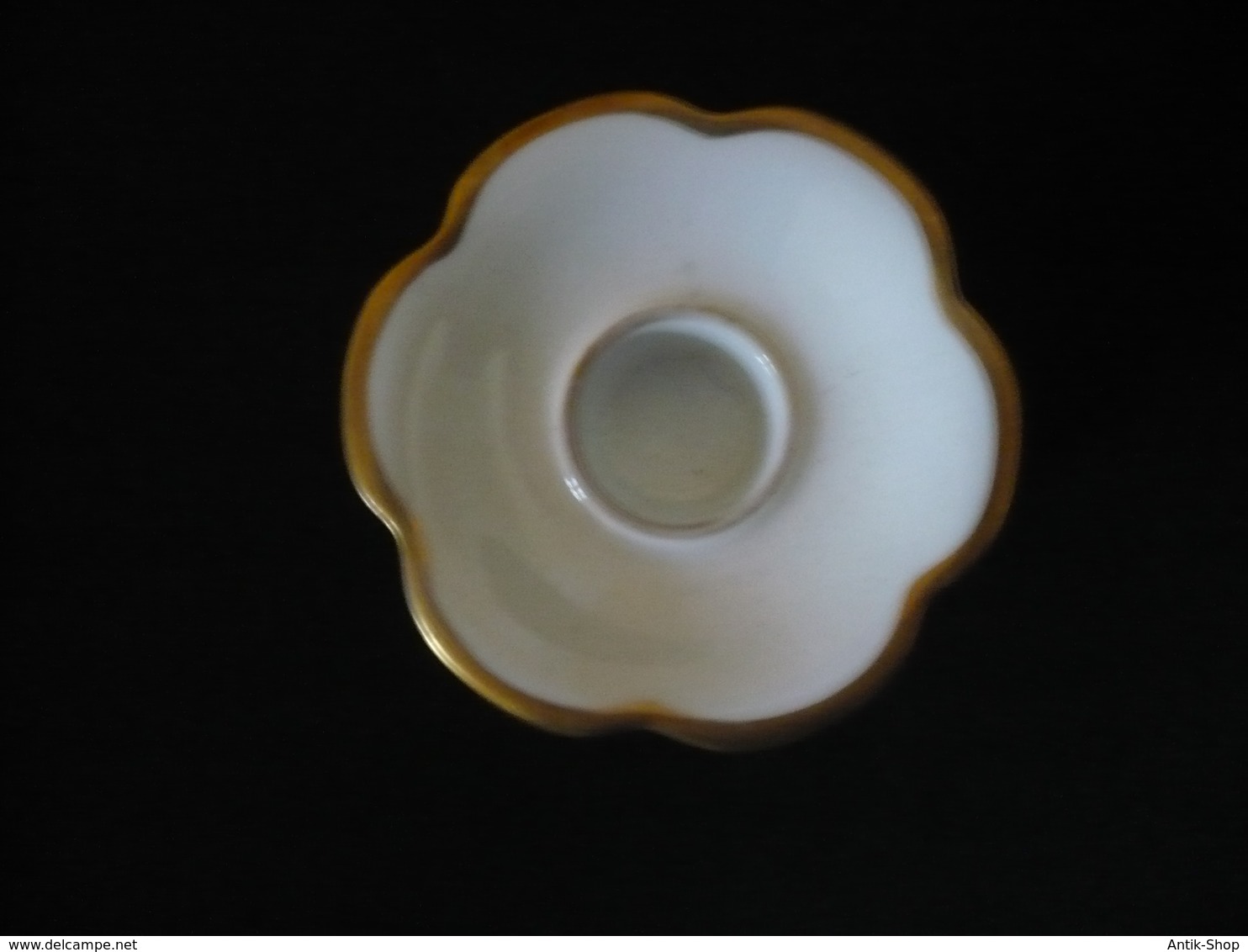 Porzellan Kerzenständer Mit Aufgesetzten Blüten Und Goldverzierung (593) Preis Reduziert - Kaiser (DEU)