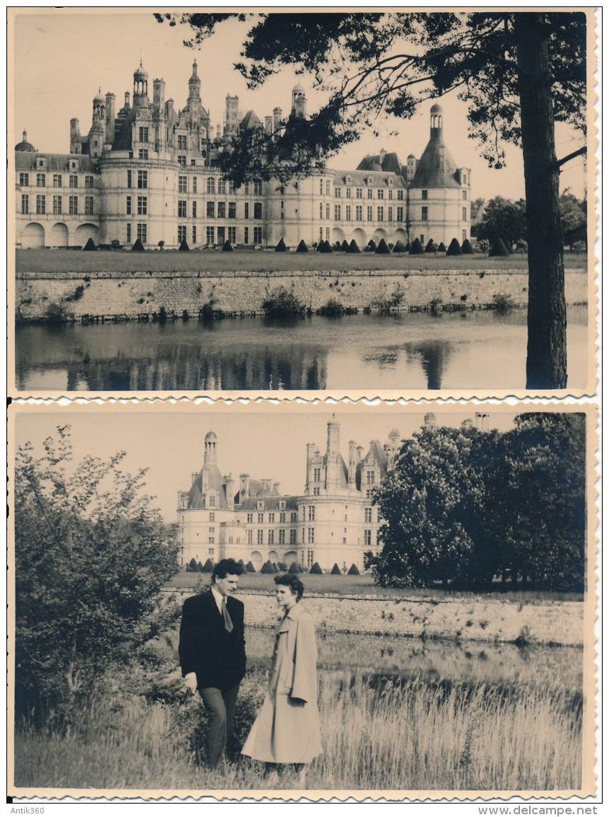 Lot De 6 Photos Amateur - 41 CHAMBORD  Mai 1951 - No CPA - Chambord