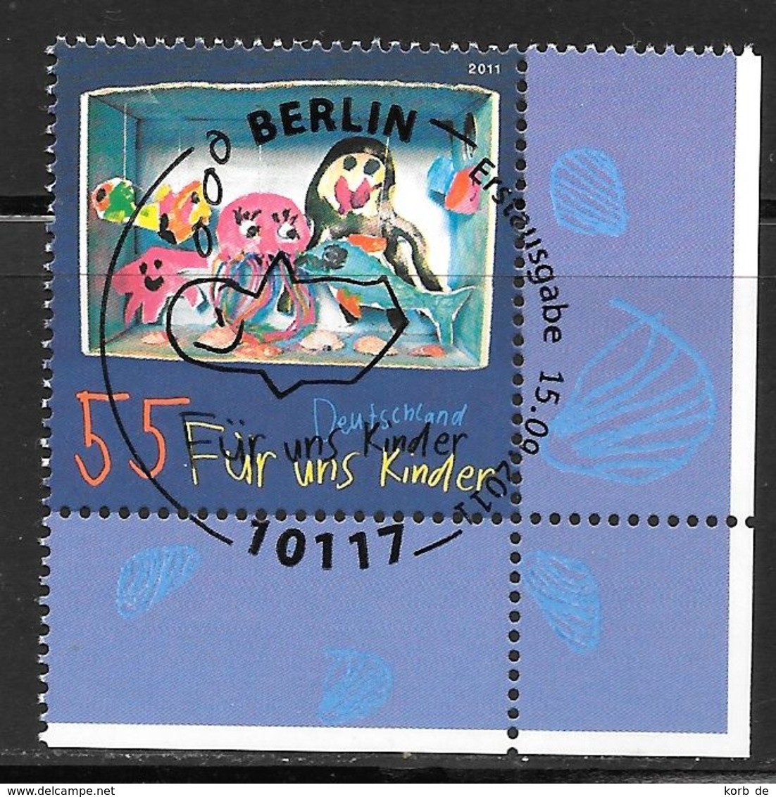 BRD 2011 / MiNr.   2888  Rechts Unten Ecke Mit Ersttagsstempel  O / Used  (d785) - Gebraucht