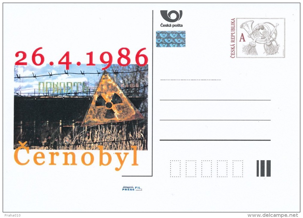 Czech Rep. / Postal Stat. (Pre2011/19) 25th Anniversary Of The Nuclear Reactor Accident At Chernobyl (1986) - Cartes Postales