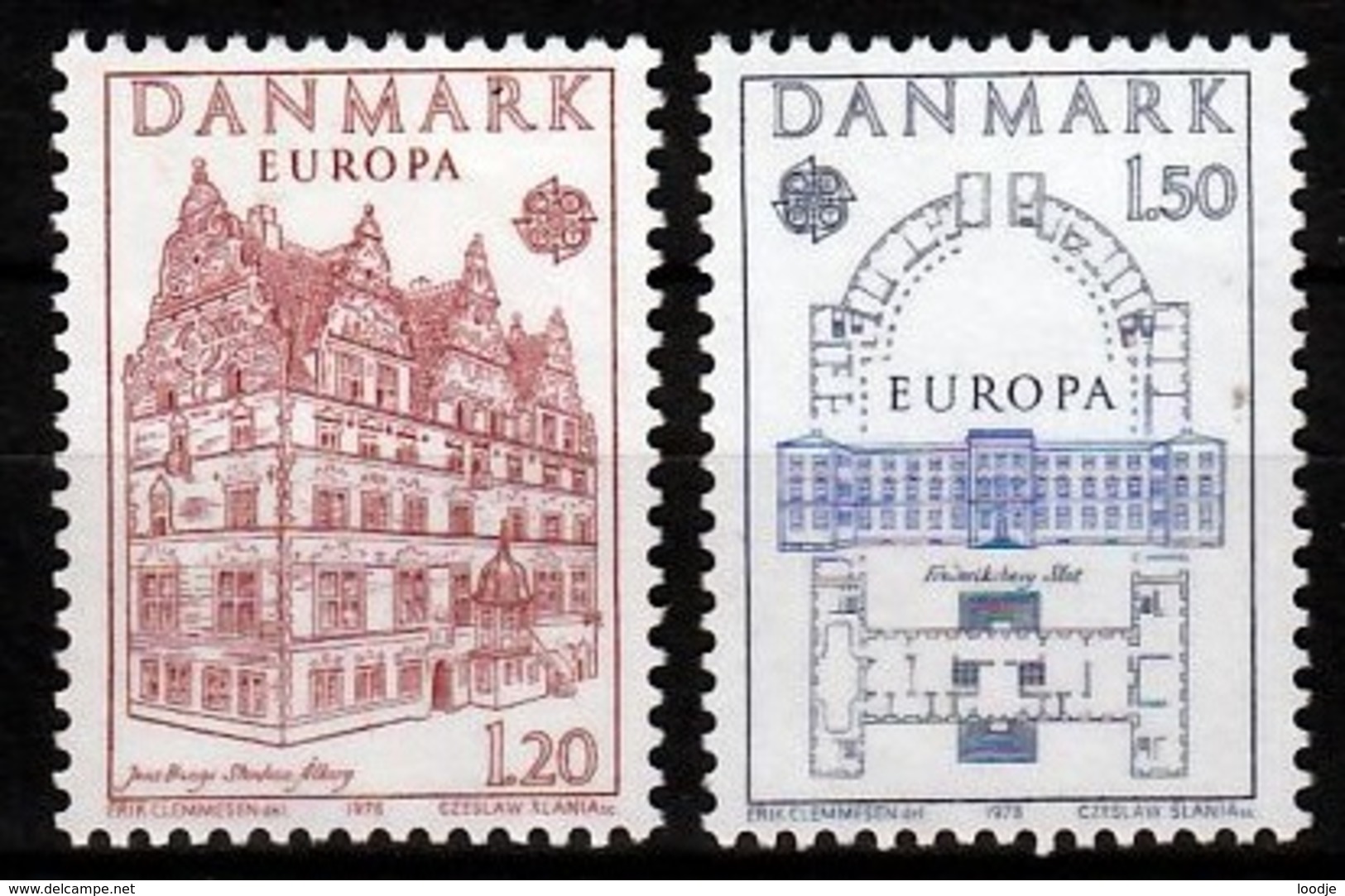 Denemarken Mi 662,663 Europa Cept 1978 Postfris M.n.h. - 1978