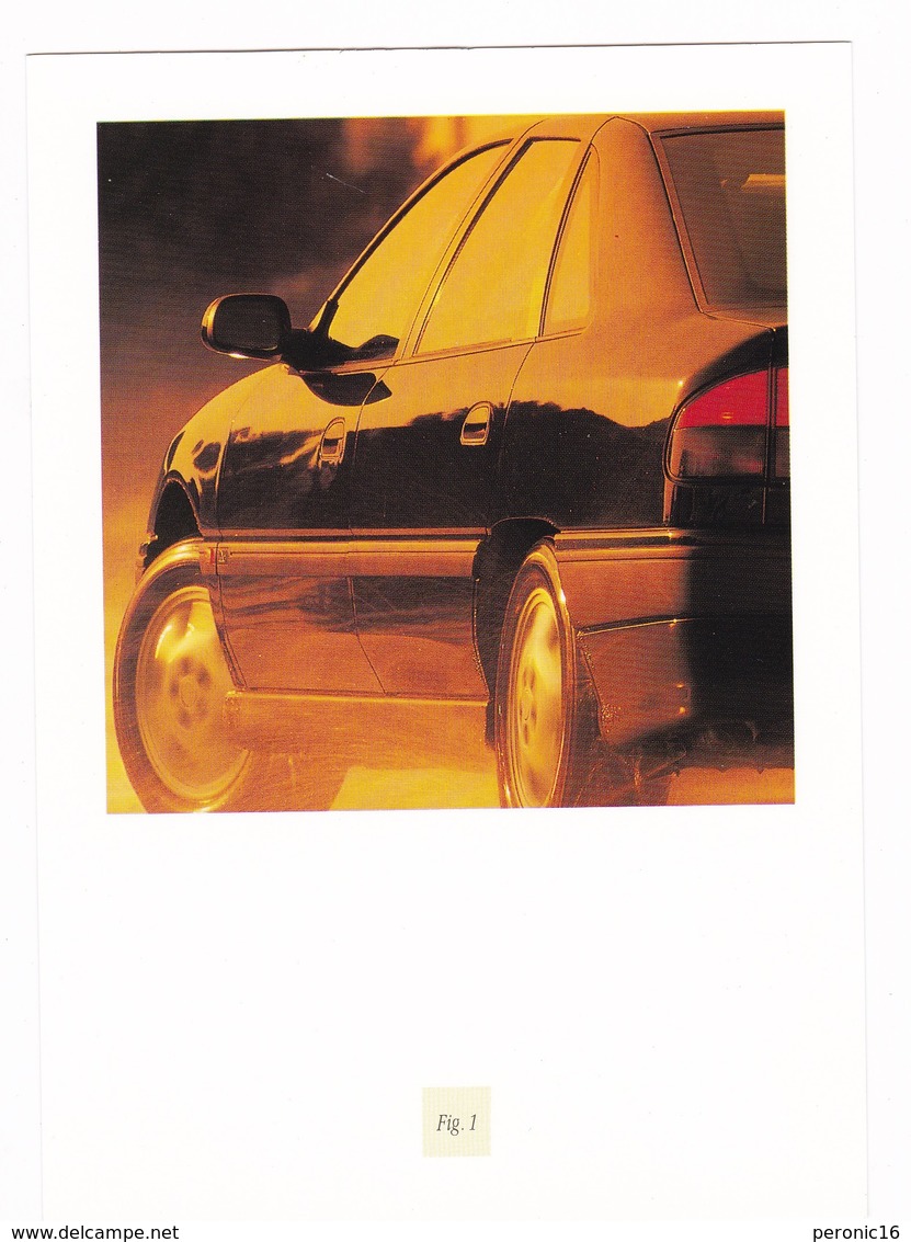 Superbe invitation-coffret pour clients privilégiés : lancement automobile Renault Safrane, 1992