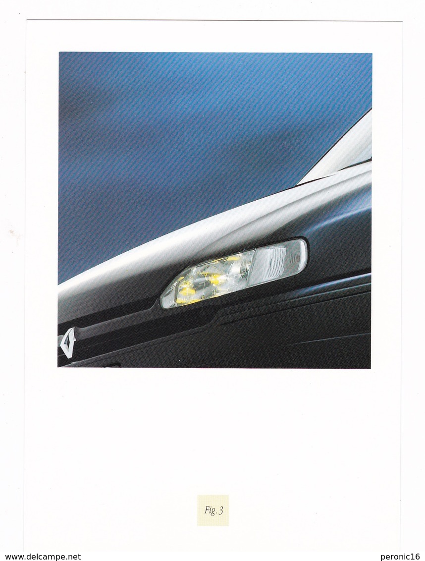 Superbe invitation-coffret pour clients privilégiés : lancement automobile Renault Safrane, 1992
