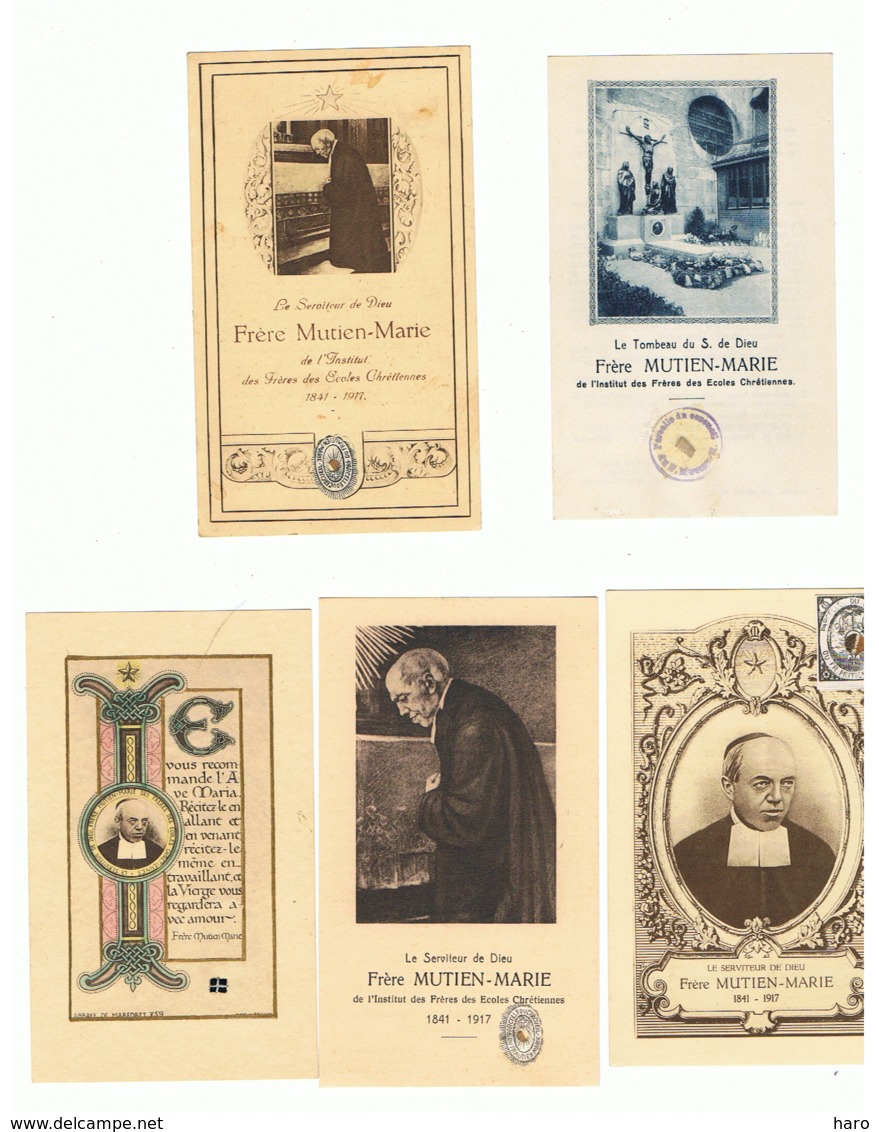 Image Pieuse - Souvenir Du Frère Mutien-Marie  Avec Reliques (b231) - Images Religieuses