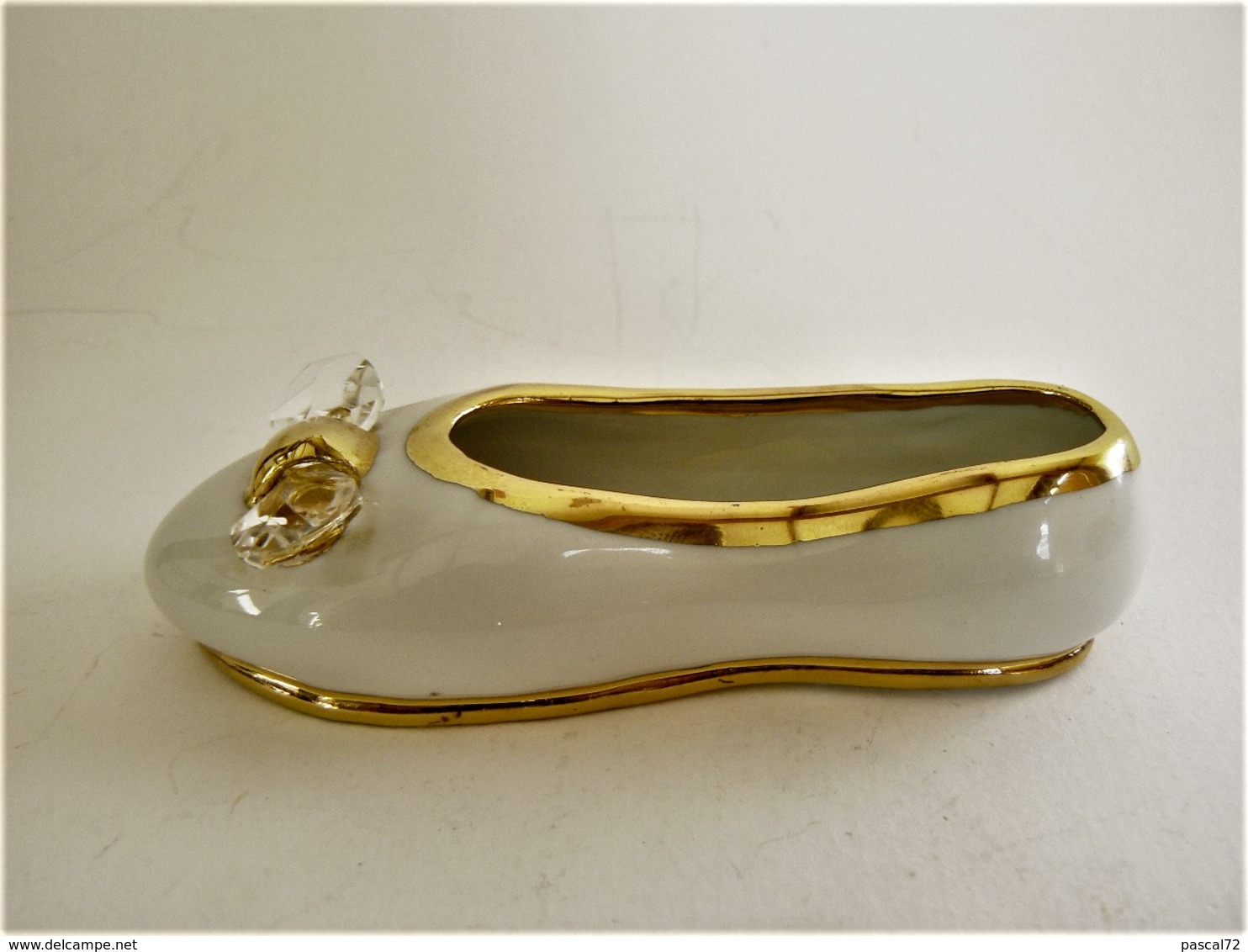 CHAUSSURE MINIATURE COLLECTION CAPODIMONTE SWAROVSKI LIMOGES - Autres & Non Classés