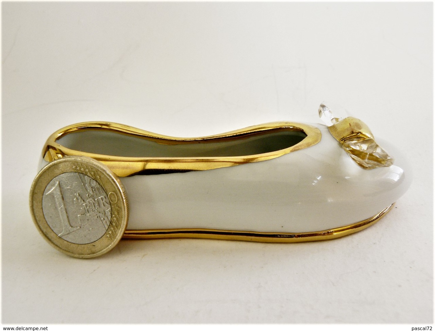 CHAUSSURE MINIATURE COLLECTION CAPODIMONTE SWAROVSKI LIMOGES