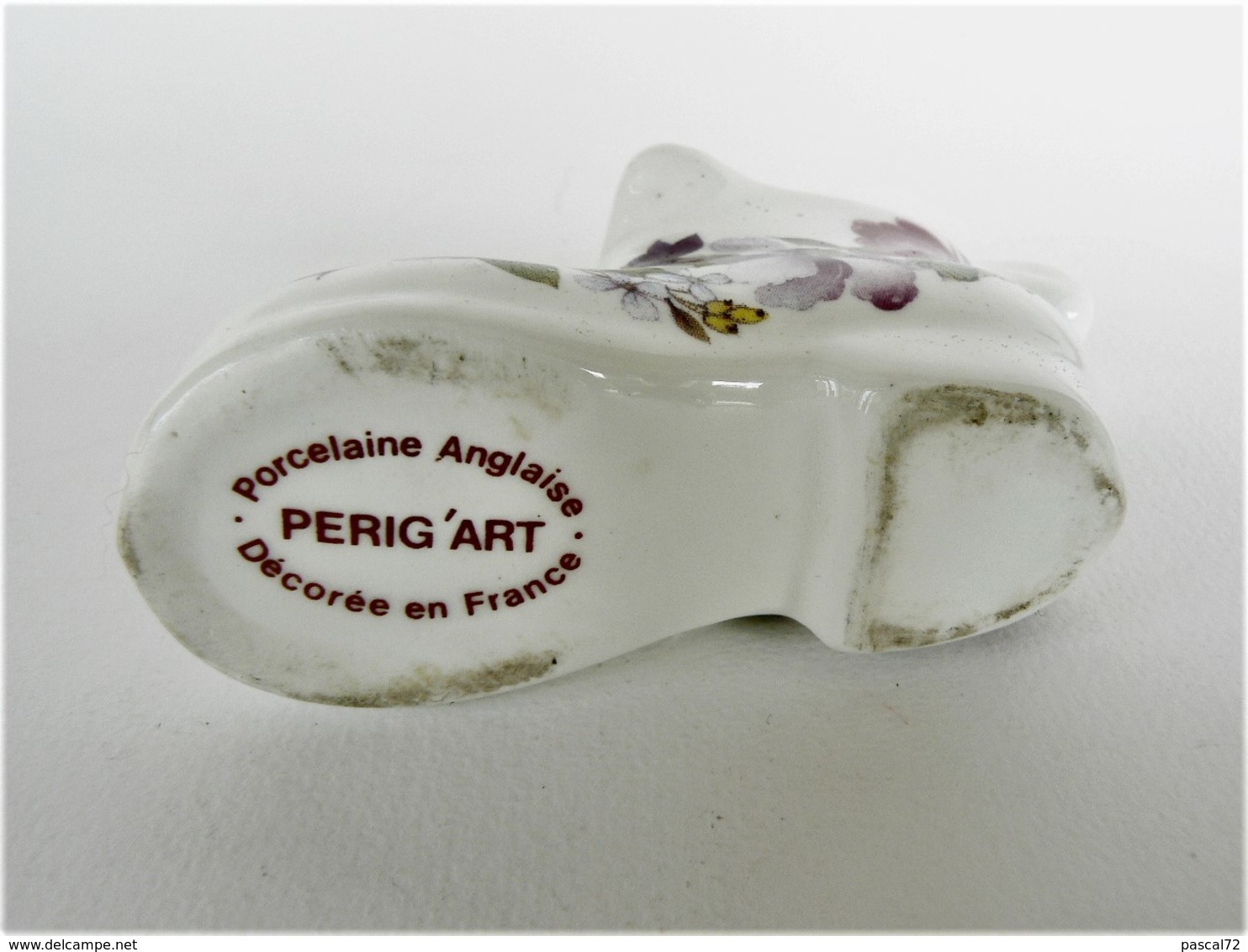 CHAUSSURE MINIATURE DE COLLECTION (34) PORCELAINE SIGNÉE PERIG'ART - Other & Unclassified