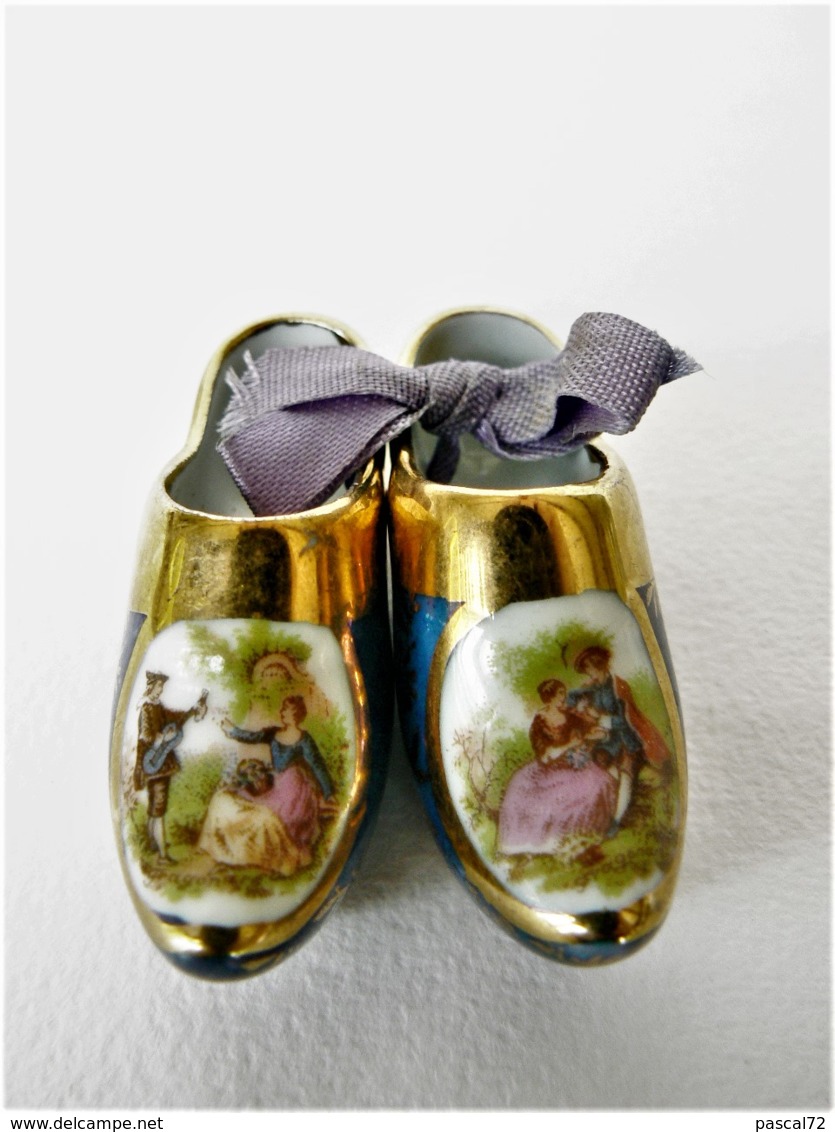 CHAUSSURES MINIATURES DE COLLECTION (28) PORCELAINE DE LIMOGES - Andere & Zonder Classificatie