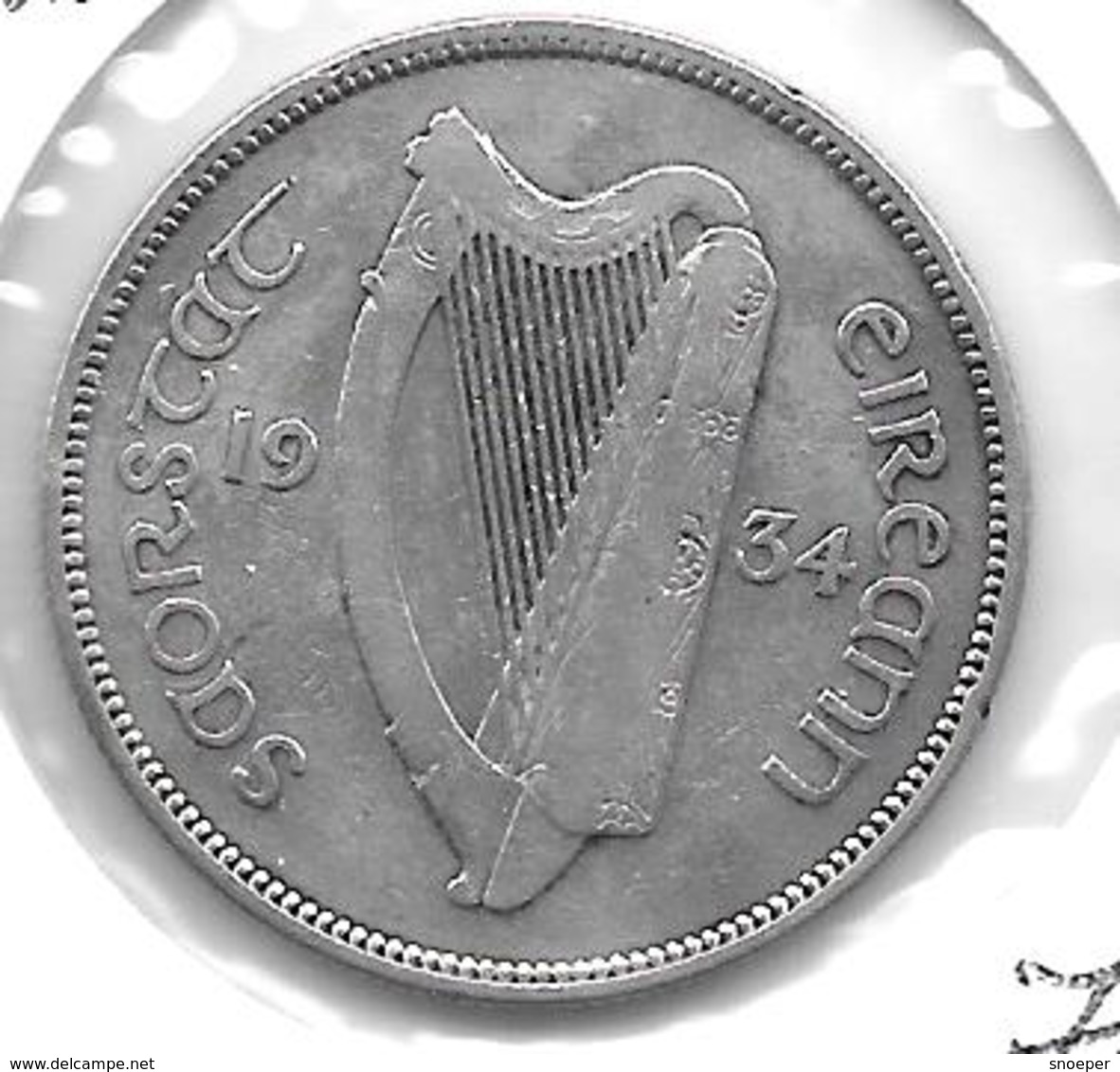 *ireland  FLORIN   1934   Km 7  Vf Rare !!!!! - Irlande