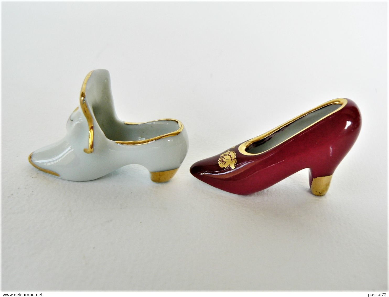 CHAUSSURES MINIATURES DE COLLECTION (37) PORCELAINE LIMOGES - Andere & Zonder Classificatie