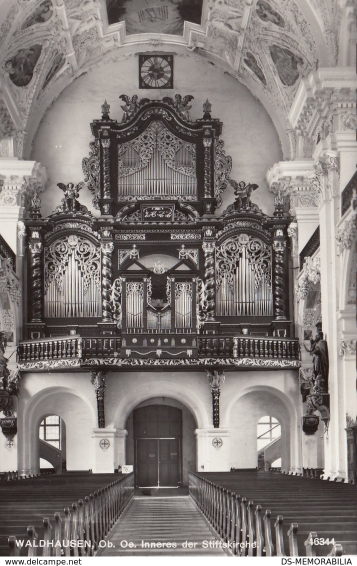 Waldhausen - Inneres Der Stiftskirche , Orgel Organ Orgue 1965 - Perg