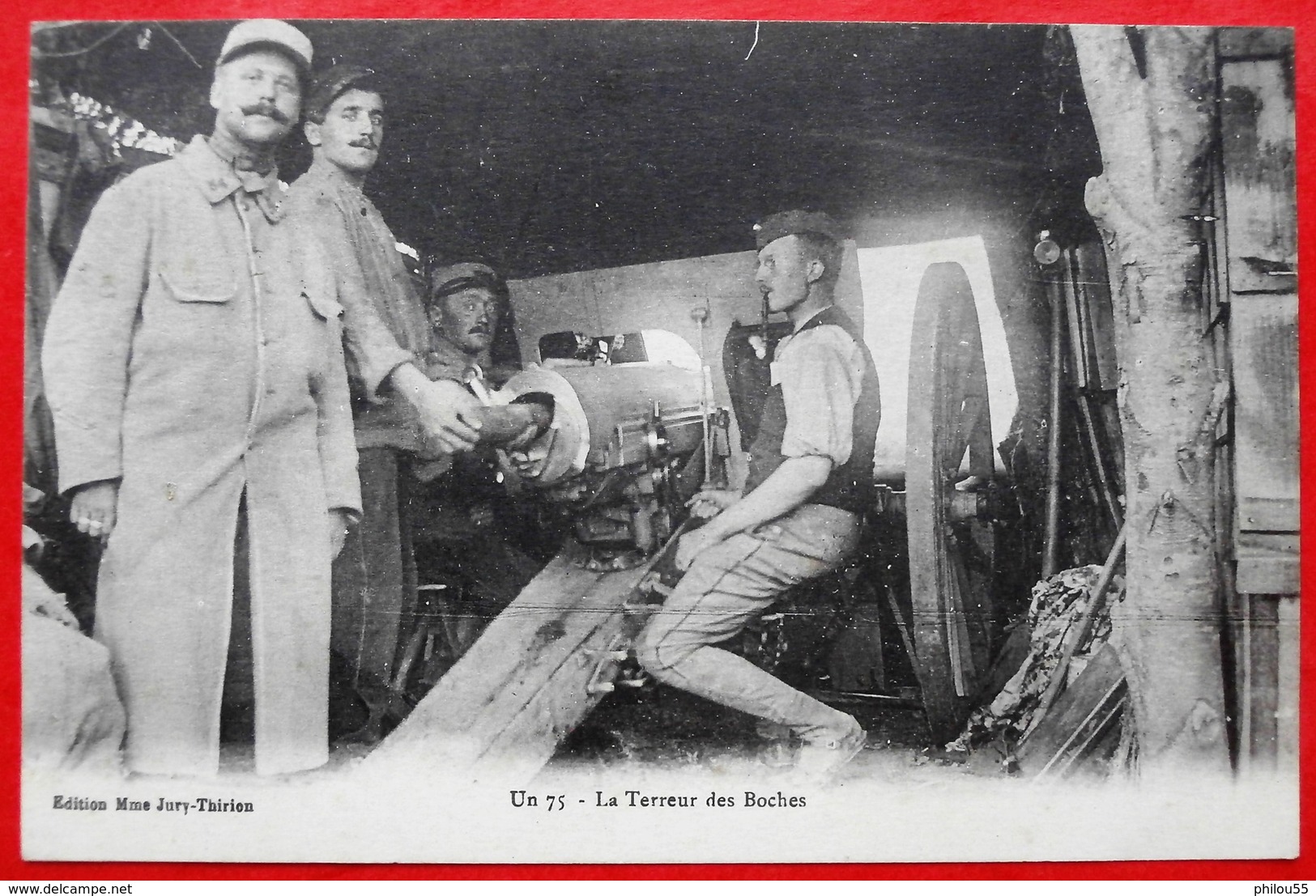 Cpa Canon De 75 La Terreur Des Boches - Weltkrieg 1914-18