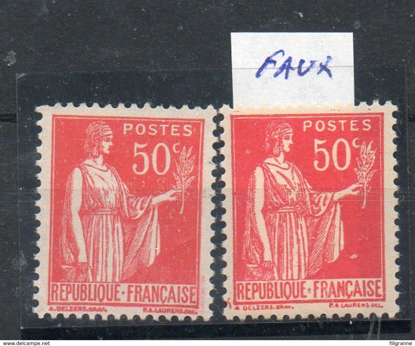 N°283 Faux De Barcelone** COTE 25 Euros Net 7 Euros - 1932-39 Paix