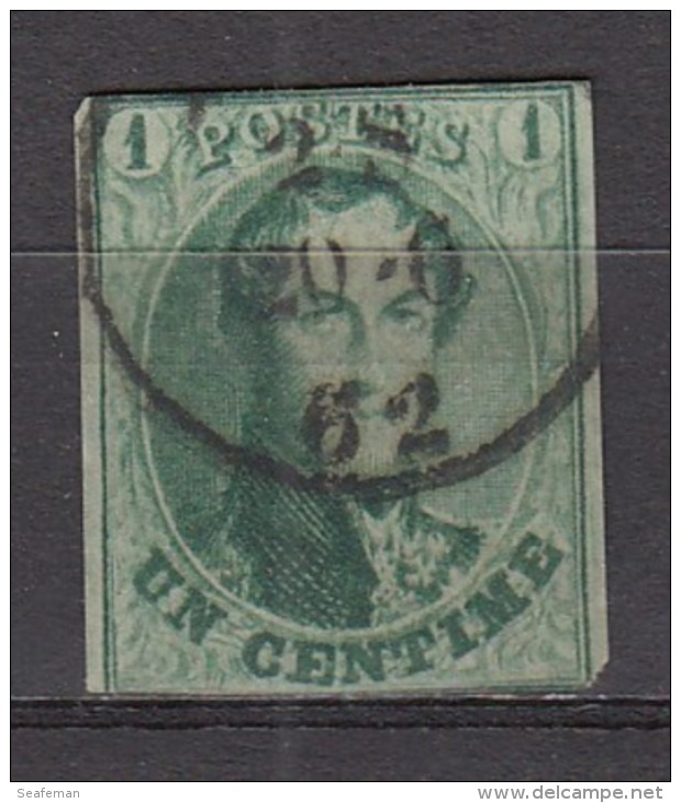 BELGIE 1861   OBP  9,used,see Scan      [1833  ] - 1858-1862 Medaglioni (9/12)