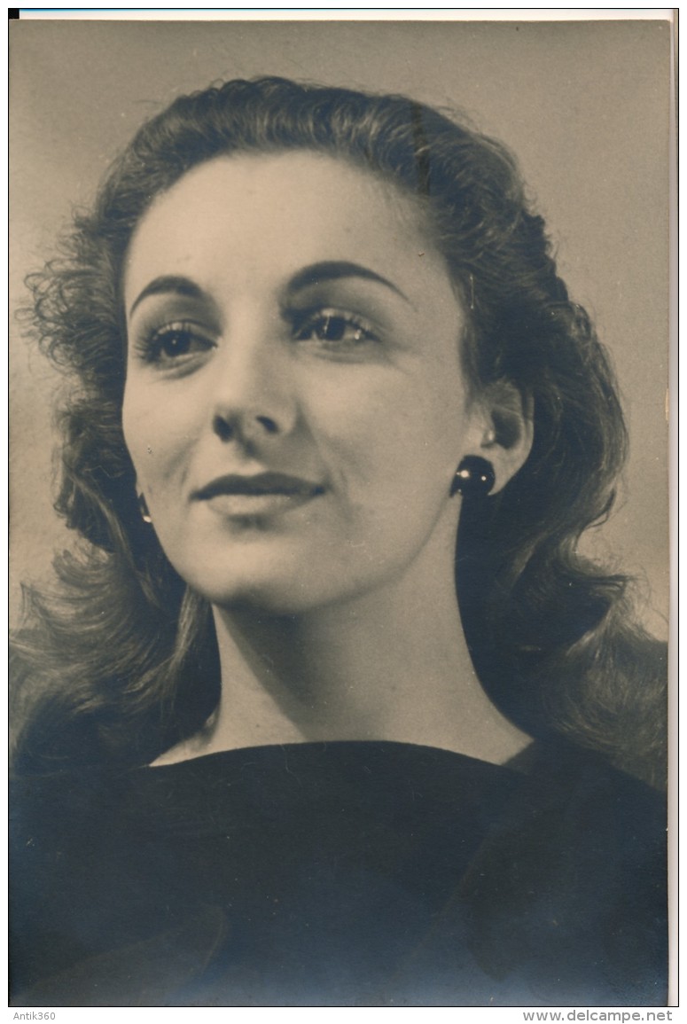 Photo De Studio De L'actrice Rolande SEGUR Décembre 1952 - No CPA - Künstler