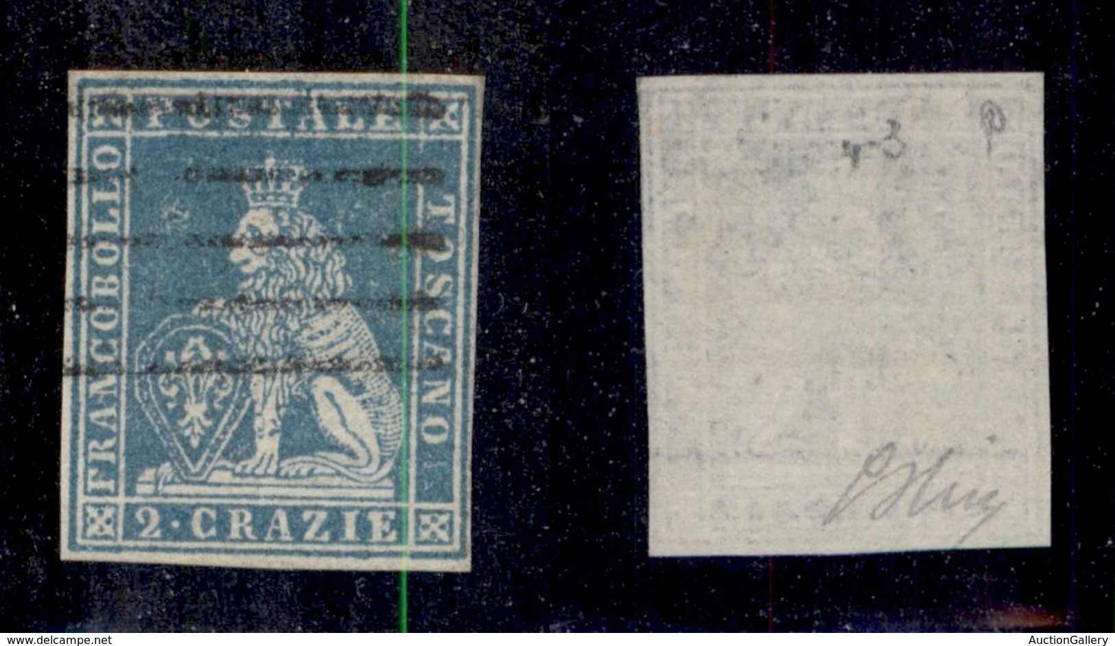 ANTICHI STATI - TOSCANA - 1851 - 2 Crazie (5) - Molto Bello - Oliva (275) - Toscana