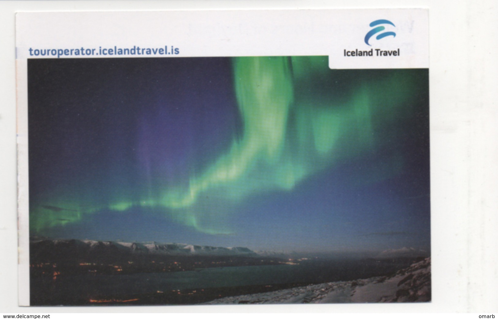 Fre392 Freecard Promotional Travel Tourism Iceland Islanda Paesaggio Natura Aurora Boreale Northern Lights - Islanda
