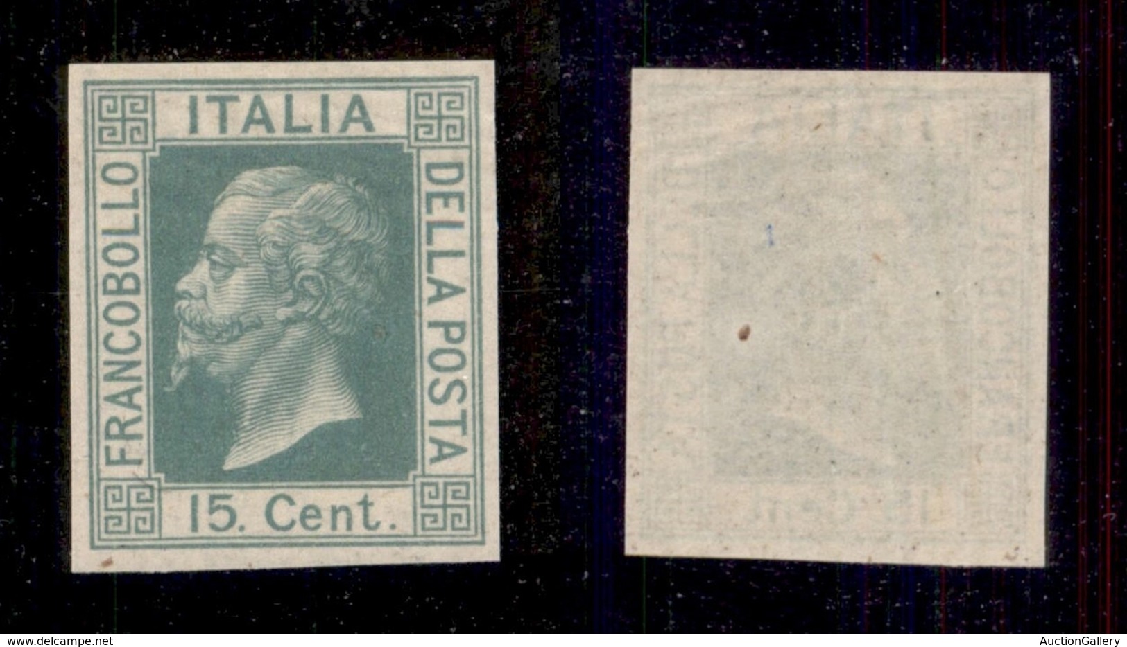 REGNO D'ITALIA - 1864 - Saggio - 15 Cent Verde (Bolaffi P21g - Unificato S18C) - Gomma Integra (500) - Sonstige & Ohne Zuordnung