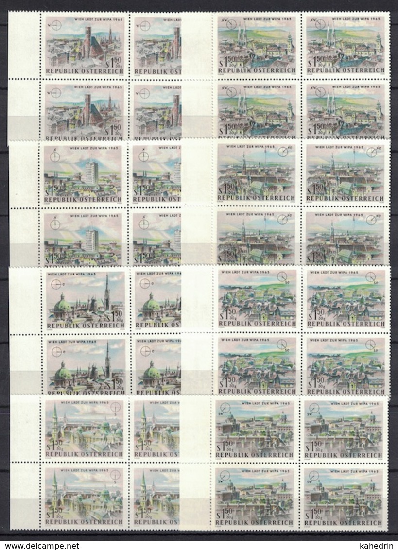 Österreich / Austria 1964, Tag Der Briefmarke **, MNH, Block Of 4, Margin - Ungebraucht