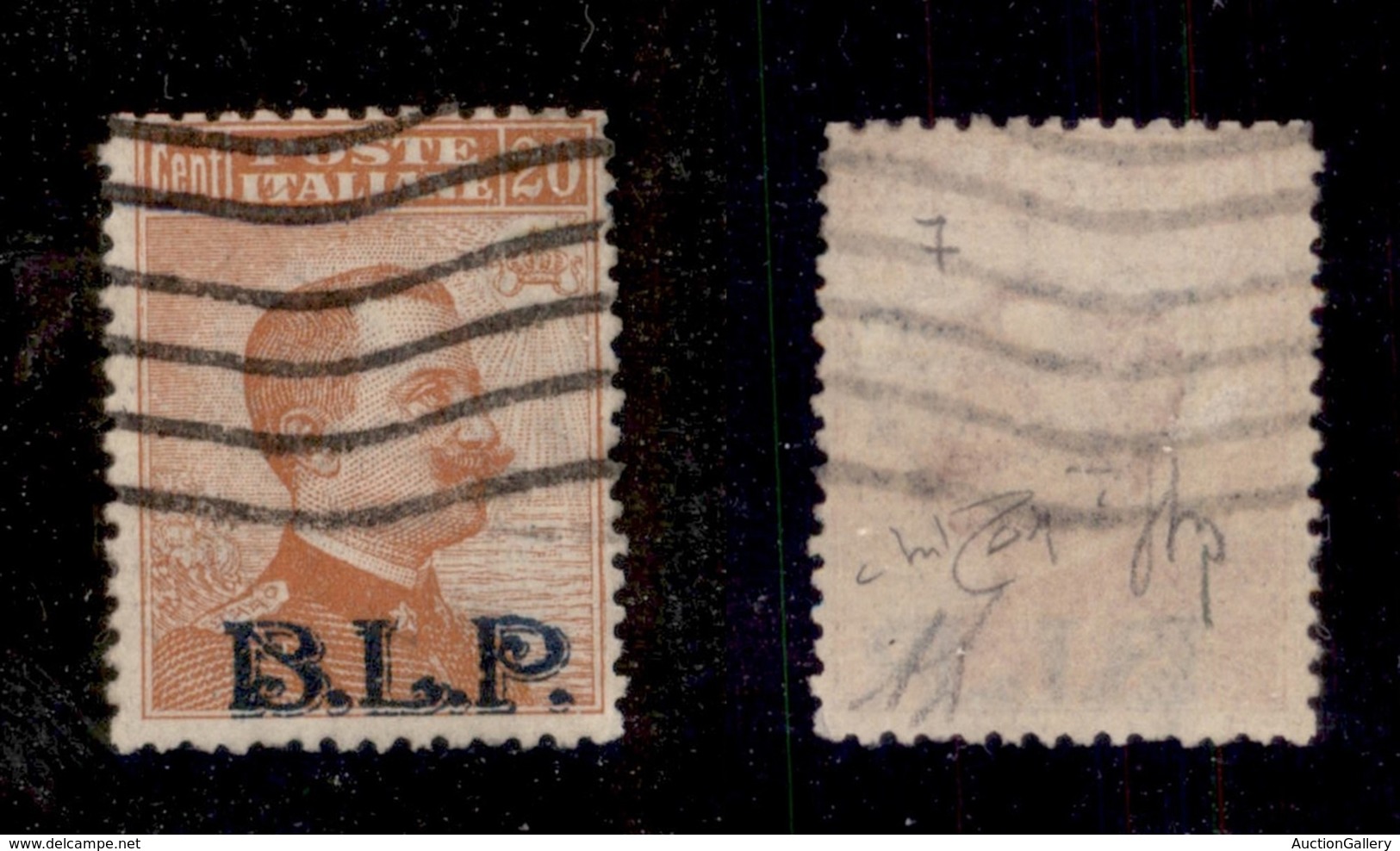 REGNO D'ITALIA - 1922 - BLP - 20 Cent (7) Usato - Diena + Raybaudi (750) - Otros & Sin Clasificación