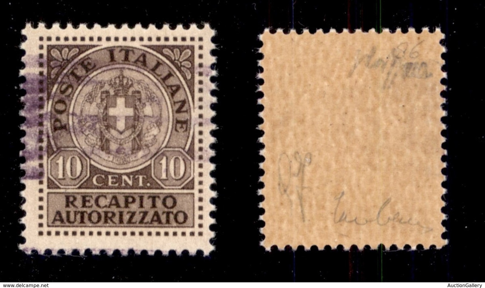ENISSIONI LOCALI - TORINO - 1944 - 10 Cent (1 Enciclopedico) - Gomma Integra - Cert. Caffaz - Otros & Sin Clasificación