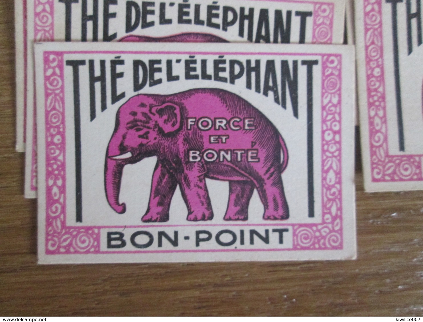 Lot De  49   Bon Points BON-POINT   The De  L ELEPHANT - Autres & Non Classés
