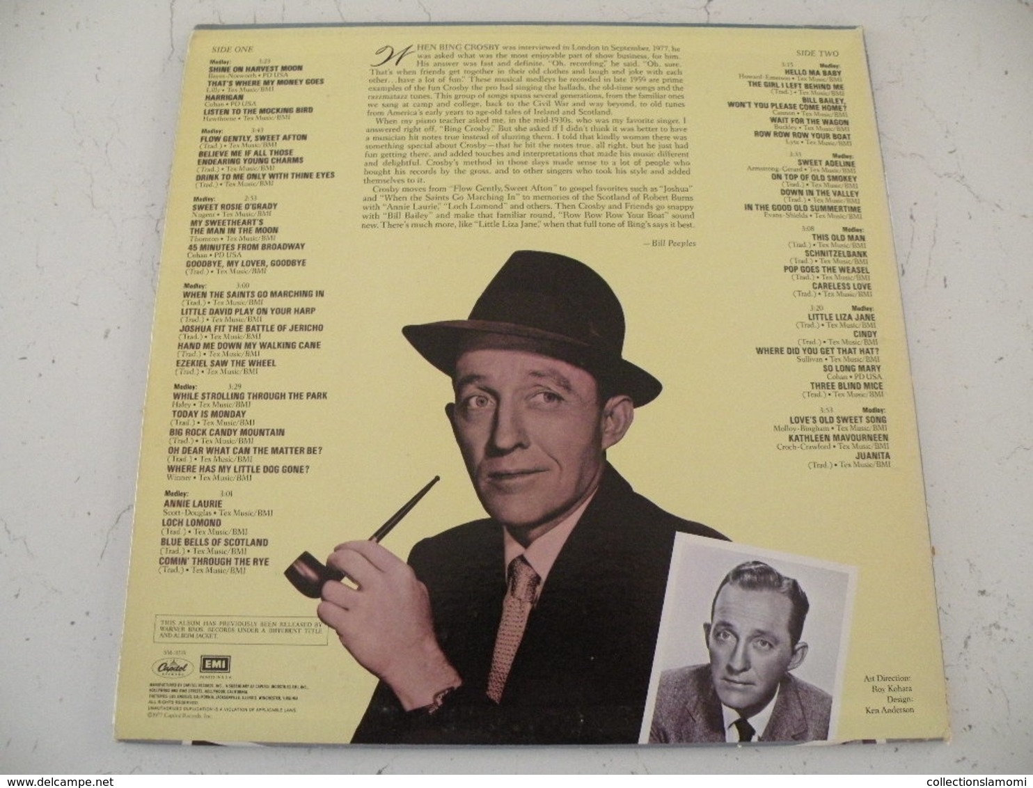 Bing Crosby -  (Titres Sur Photos) - Vinyle Album 33T - Jazz