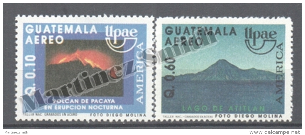 Guatemala 1991 Yvert A-838A-38B, America UPAEP - Airmail - MNH - Guatemala