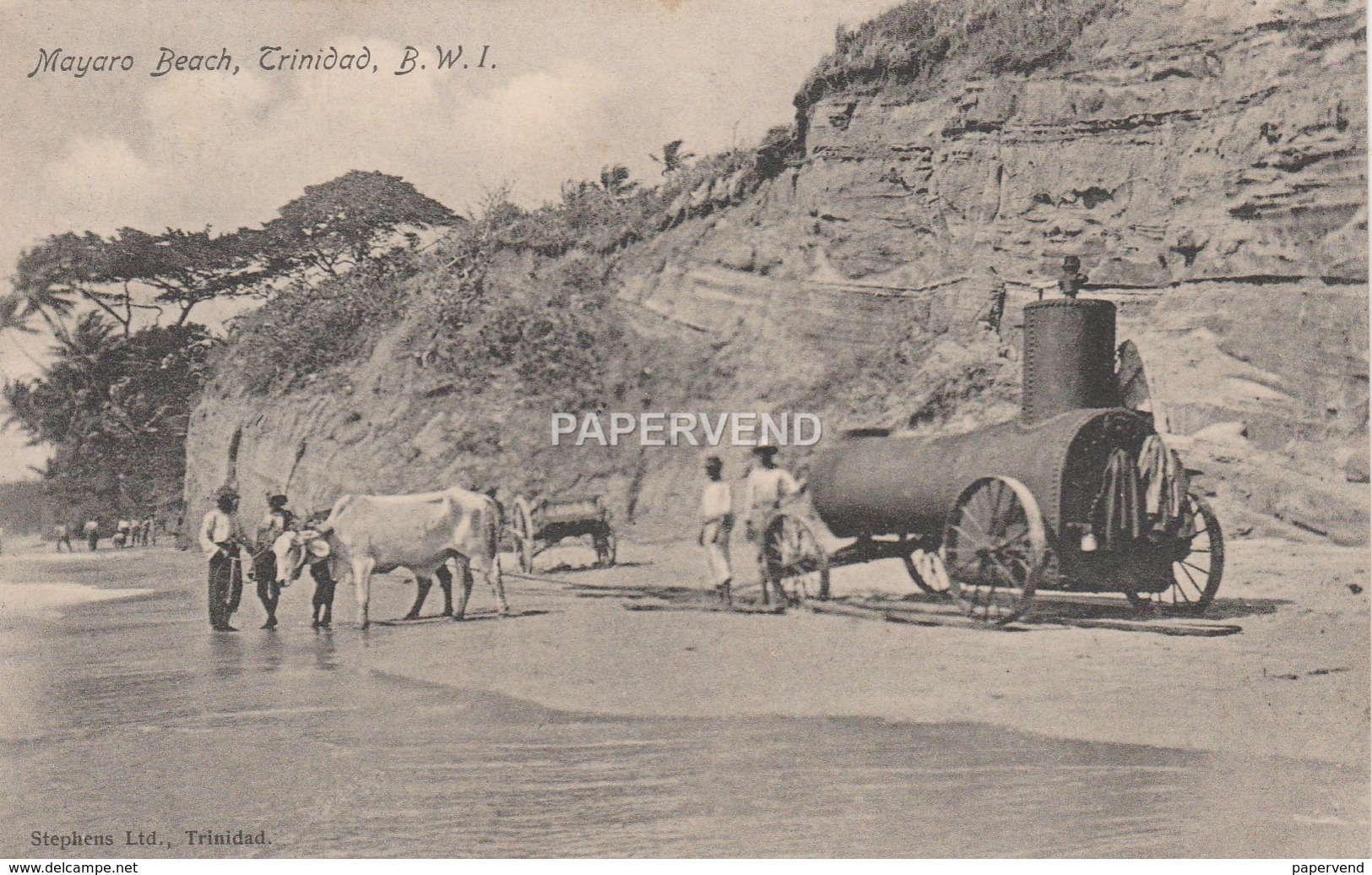 Trinidad   Mayara Beach Traction Engine   T142 - Trinidad