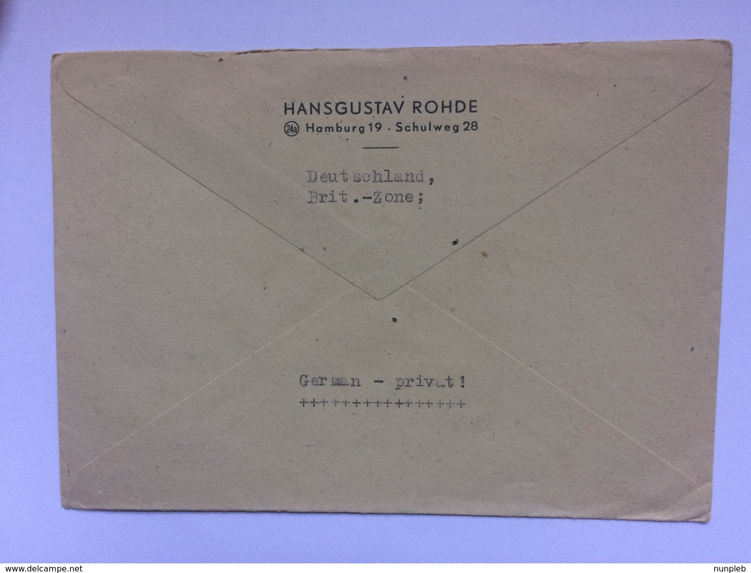 GERMANY -  Allied Occupation 1947 Cover Hamburg To Stockholm Sweden - Other & Unclassified