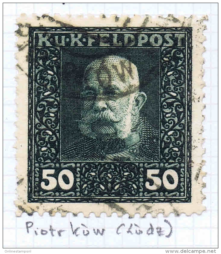 Poland: Austrian stamps cancelled Krakau + Austrian occ. Rusian Poland 1915-1918