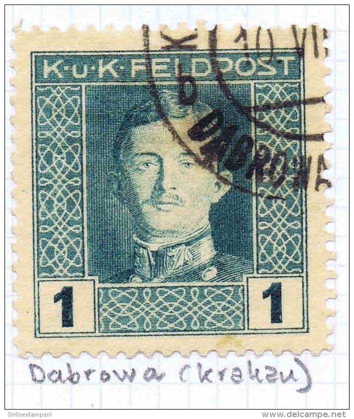 Poland: Austrian stamps cancelled Krakau + Austrian occ. Rusian Poland 1915-1918