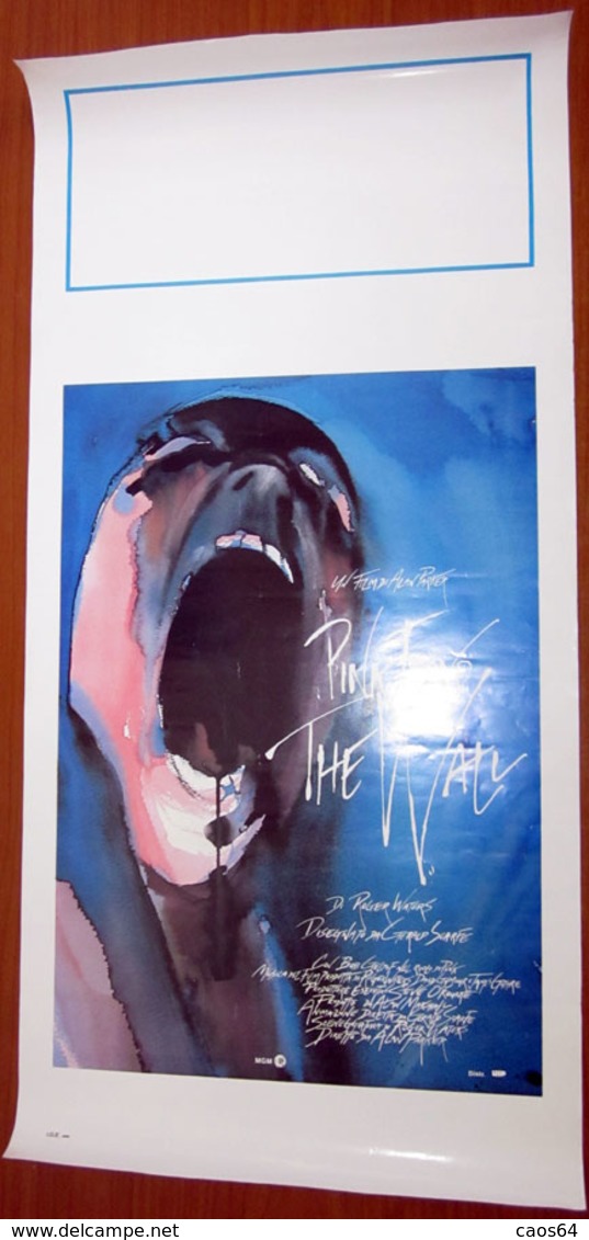 PINK FLOYD THE WALL LOCANDINA IGE. ROMA  70 X 33,5 CM. - Affiches & Posters
