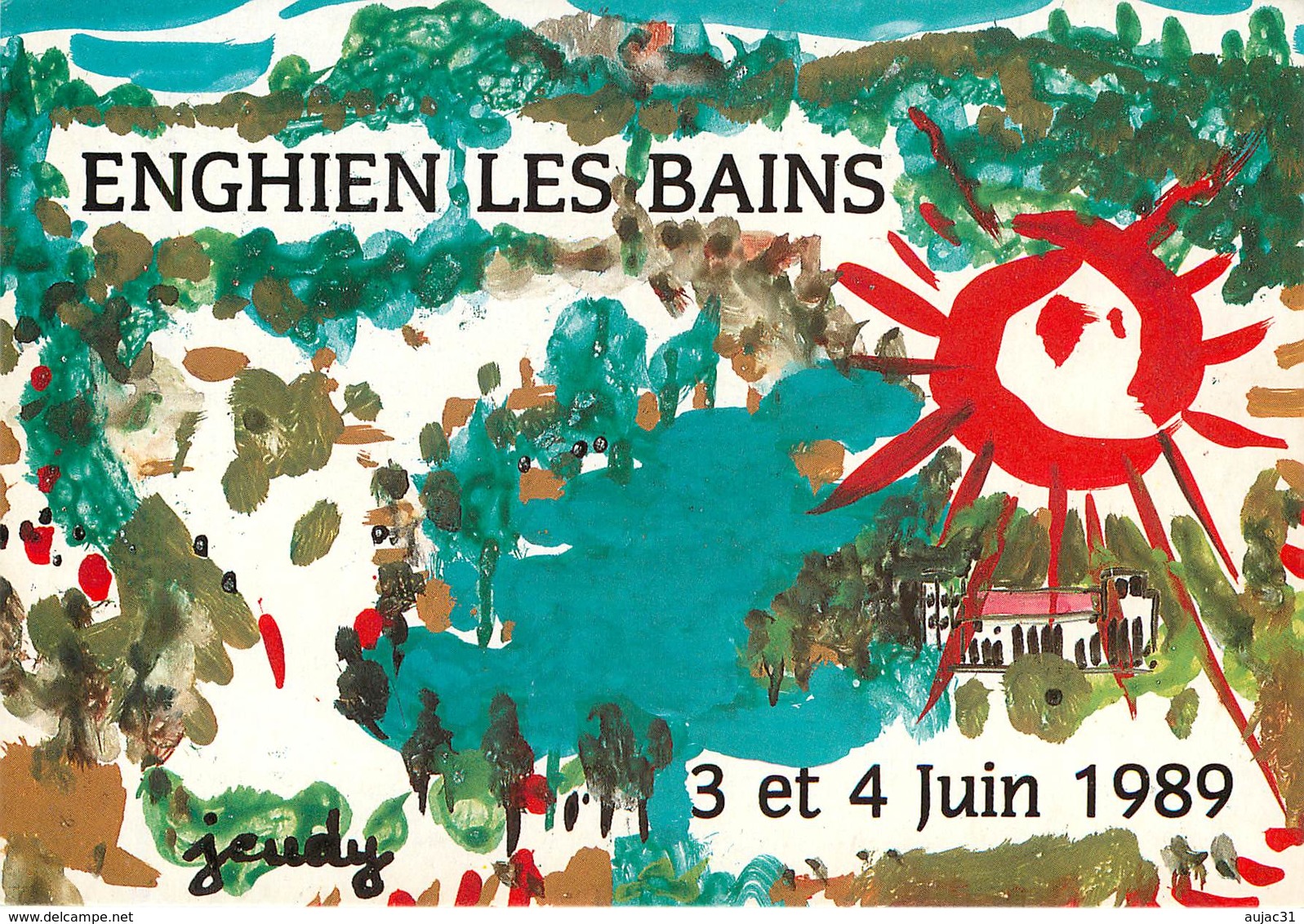 Illustrateurs - Illustrateur Pierre Jeudy - Enghien Les Bains - Autographe - Signature - Jeudy