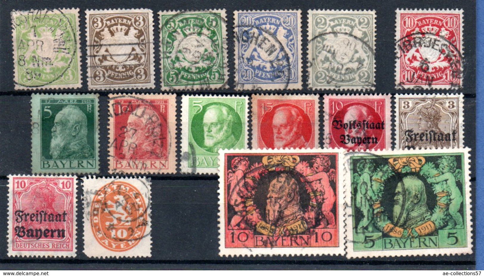 Bayern  /  Lot De Timbres Anciens - Altri & Non Classificati