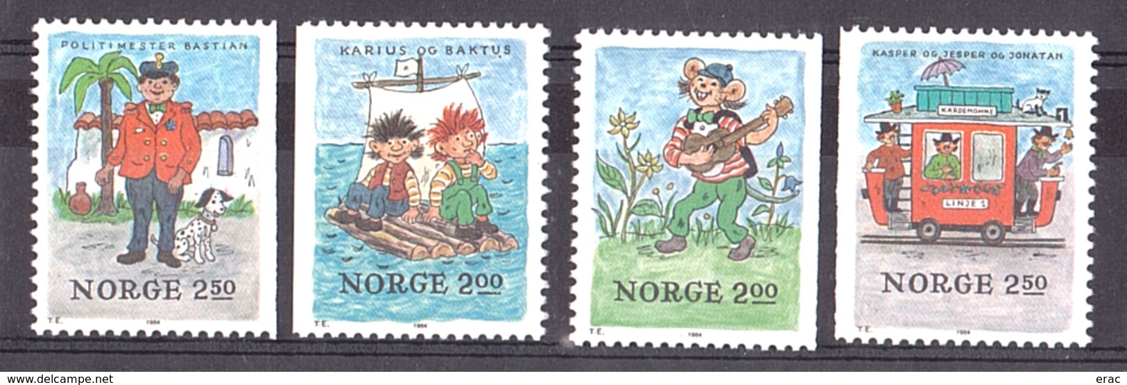 Norvège - 1984 - N° 870 à 873 - Neufs ** - Contes Pour Enfants - Thorbjorn Egner - Unused Stamps