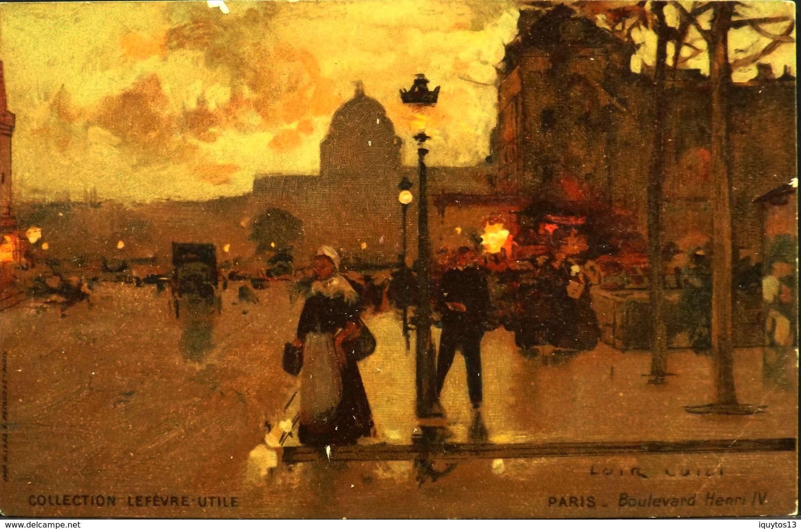 CPA - PARIS - Boulevard Henri IV - Illustr. : LOIR LUIGI - Collection Lefèvre Utile - TBE - Loir