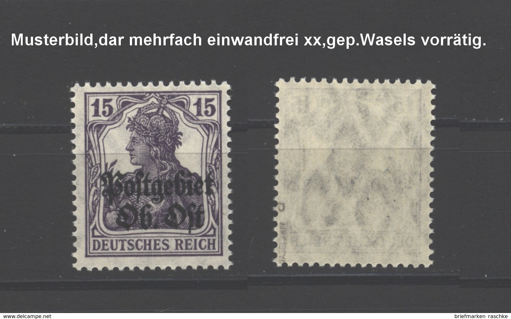 Ober-Ost 7a,xx,gep. - Besetzungen 1914-18