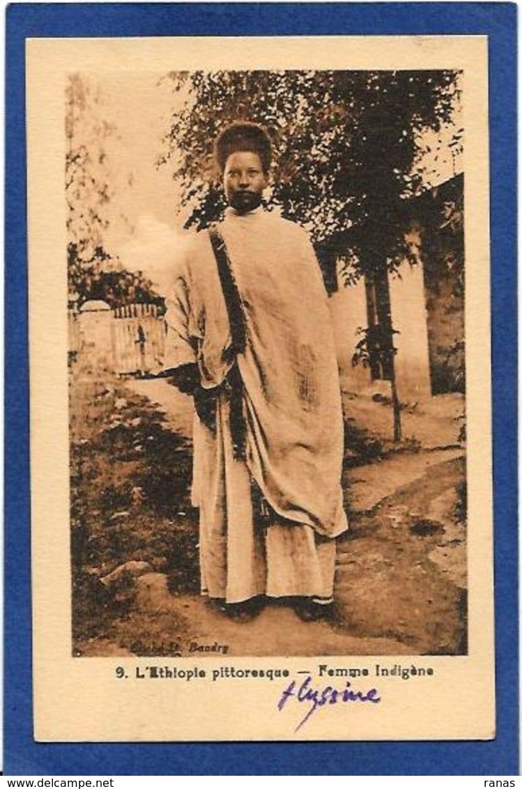 CPA Ethiopie Ethiopia Abyssinie Ethnic Afrique Noire Type Non Circulé - Etiopia