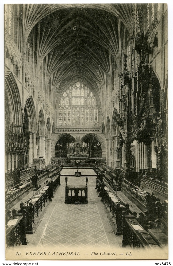 EXETER CATHEDRAL : THE CHANCEL (LL) - Exeter