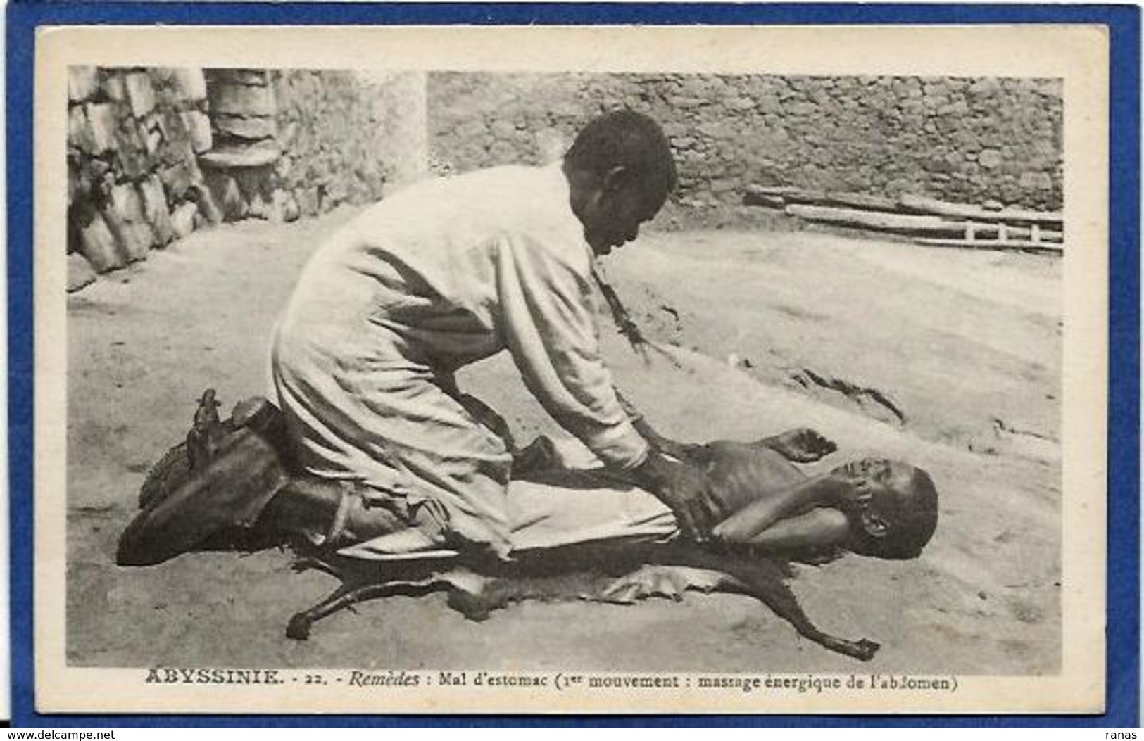 CPA Ethiopie Ethiopia Abyssinie Ethnic Afrique Noire Type Non Circulé Médecin Médecine - Etiopia