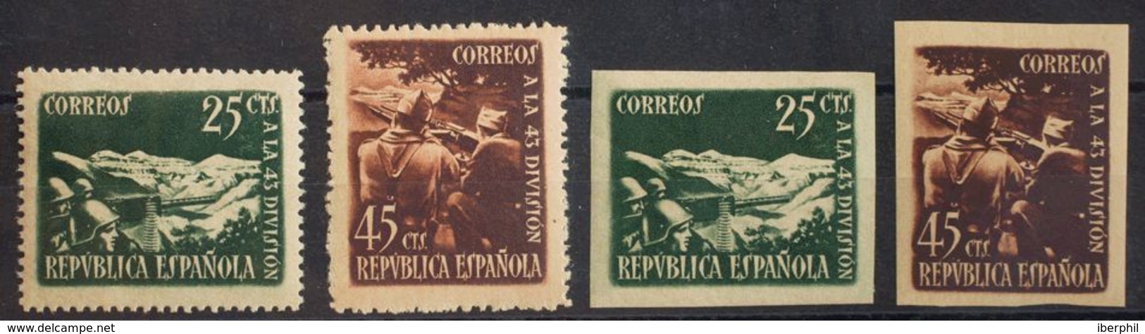 **787/88, 787/88A. 1938. Dos Series Completas. DENTADA Y SIN DENTAR. MAGNIFICAS. Edifil 2018: 144 Euros - Other & Unclassified