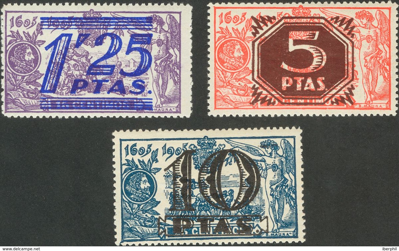 *NE35/37. 1938. Serie Completa. NO EMITIDA. MAGNIFICA Y RARA. Cert. EXFIMA. Edifil 2018: 1.120 Euros - Other & Unclassified