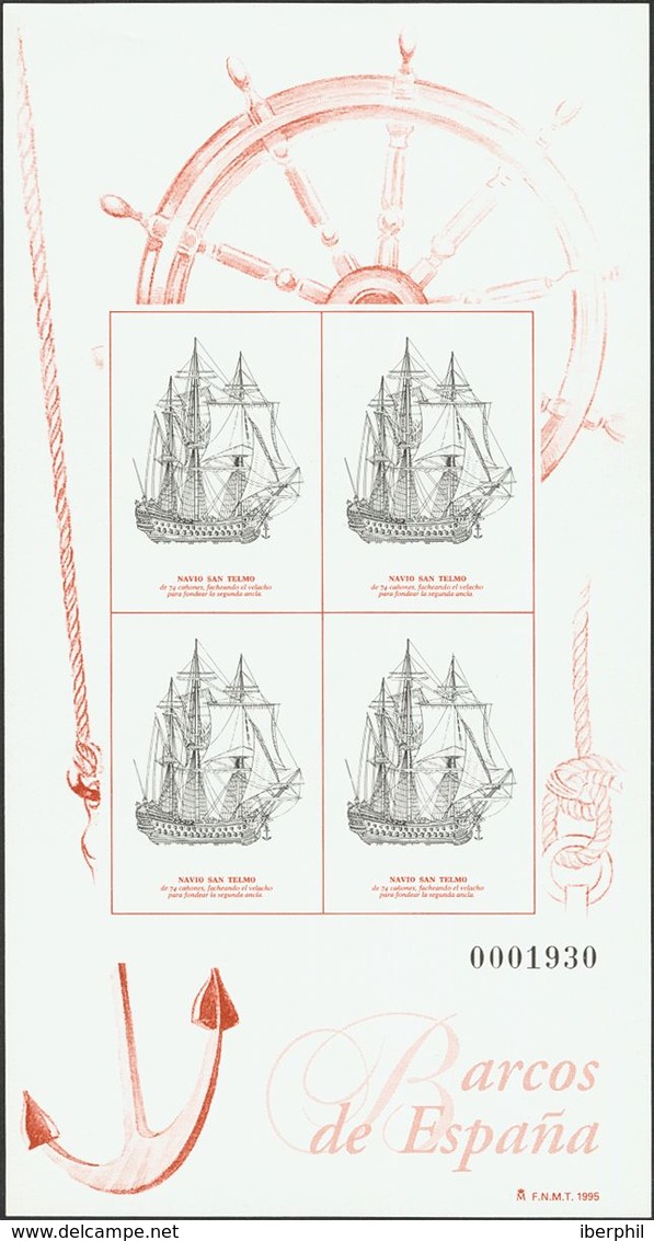 **. 1995. Pruebas De Lujo. BARCOS. MAGNIFICAS. - Autres & Non Classés