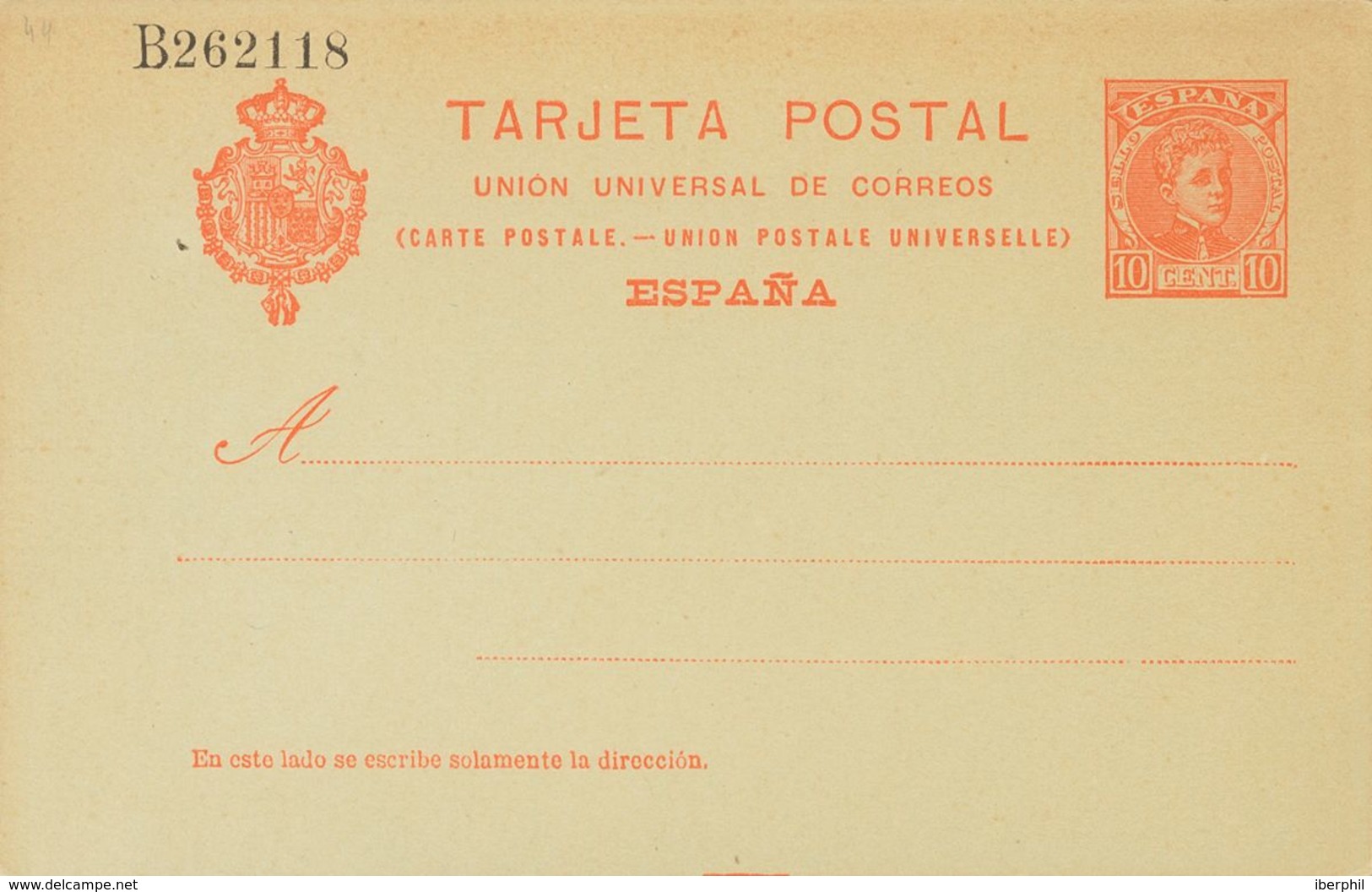 (*)EP47. 1904. 10 Cts Rojo Sobre Tarjeta Entero Postal. MAGNIFICA. Edifil 2018: 27,5 Euros - Autres & Non Classés