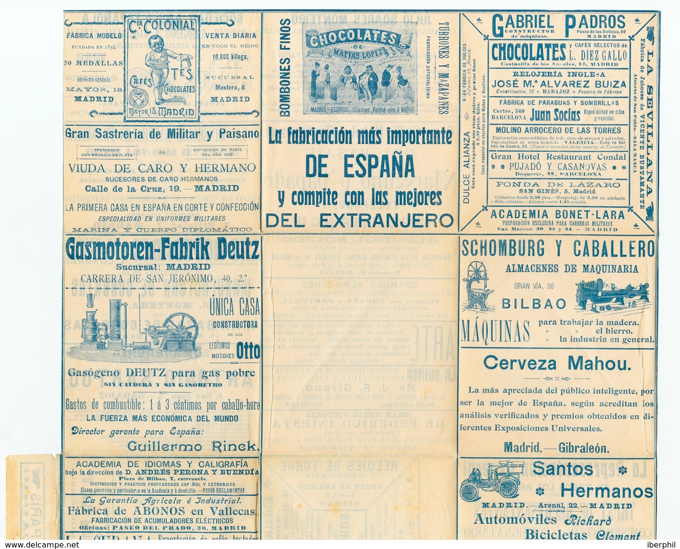 (*)EP157. 1904. 15 Cts Violeta Lila. Sobre Entero Postal Privado LA CARTA ANUNCIADORA DE ESPAÑA (serie Primera). MAGNIFI - Autres & Non Classés